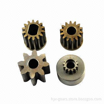 Small Pinion/Precision Gears for DC Motors, Customized Designs Accepted